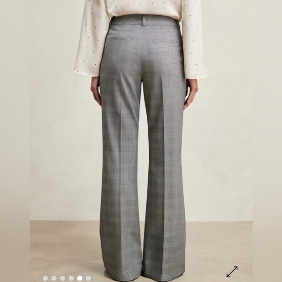 REISS- Brooklyn Gray Check Blazer+Pant Suit - Picture 9 of 9